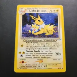 2000 Light Jolteon 48/105 - Neo Destiny Non-Holo Uncommon - Pokemon TCG - MP - Image 1