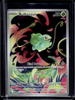 2025 Pokemon Mega Evolution Bulbasaur Illustration Rare #133/132 - Image 1