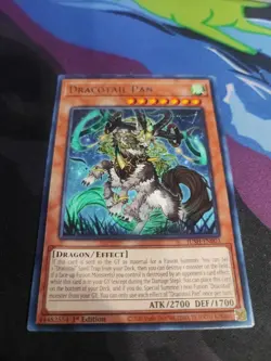 yugioh dracotail pan super rare jush-en003 jush - Image 1