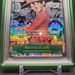 2025 One Piece Carrying His Will Monkey D Luffy Manga Alt Art #OP13-118 PSA 9 - Image 3