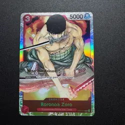 Roronoa Zoro ST01-013 Super Pre-Release Starter Deck 1 Straw Hat One Piece LP - Image 1