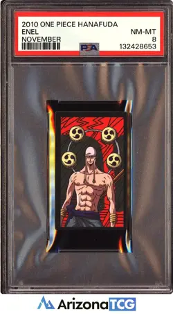 One Piece 2010 Enel November One Piece Hanafuda PSA 8 - Image 1