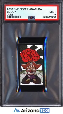 One Piece 2010 Buggy June One Piece Hanafuda PSA 9 - Image 1