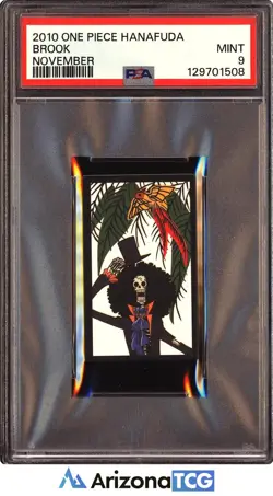 One Piece 2010 Brook November One Piece Hanafuda PSA 9 - Image 1