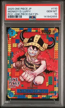 2025 ONE PIECE JPN PREMIUM COLLECTION ONE PIECE DAY'25 MONKEY D. LUFFY PSA 10 - Image 1