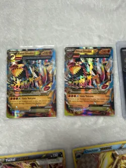 Mixed Pokemon Card Lot Mega Altaria Primal Groudon EX Kingdra EX Breaks - Image 3