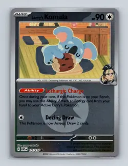 Larry's Komala 175 Pokemon Ascended Heroes Reverse Holo Friend Ball Card NM+ - Image 1