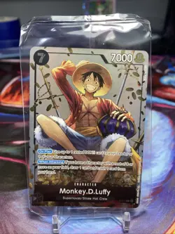 P-075 Monkey.D.Luffy Promo Card TS-02 Tin Set 02 ENGLISH SEALED IN HAND - Image 2