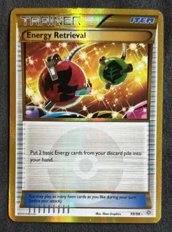 Pokemon TCG Energy Retrieval 99/98 Full Art Ancient Origins Secret Rare - NM/LP - Image 1