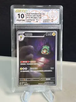 GBTC 10 Bellibolt 131/128 csv2 Miracle Full Art Rare Holo Pokemon Chinese ZL13 - Image 1