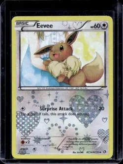 2013 Pokemon Black & White Legendary Treasures Eevee Radiant Collection #RC14 - Image 1