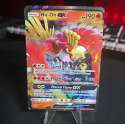 Pokemon Ho-Oh GX SM57 Sun & Moon Promo Holo Basic Stage Pokemon TCG Card - Image 1
