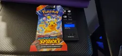 VERY HEAVY!! - 31.74g - Pokemon Surging Sparks Sleeved Booster Pack!! - Image 1