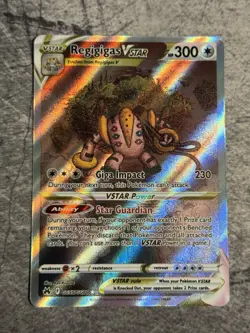 Pokemon TCG - Regigigas VSTAR GG50/GG70 - Crown Zenith Galarian Gallery NM Card - Image 1