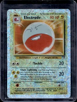 2002 Pokemon Legendary Collection Electrode Reverse Holo #22/110 - Image 1