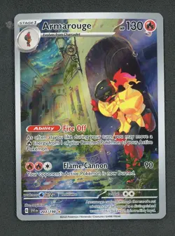 2023 Pokemon Armarouge 203/198 SV01 Scarlet & Violet Illustration Rare Holo - Image 1