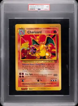 2000 POKEMON JPN PROMO COROCORO ENGLISH TAG #4 CHARIZARD PSA 9 - Image 1