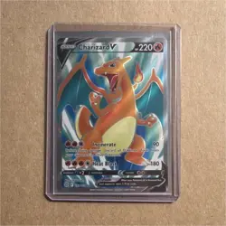 Pokemon Charizard V Full Art Brilliant Stars 153/172 Ultra Rare Holo 2022 - Image 1