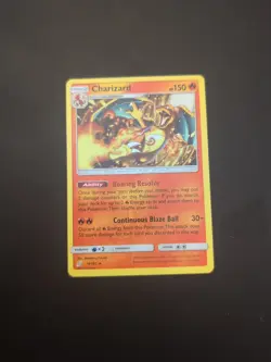 POKEMON CHARIZARD 14/181 SUN & MOON TEAM UP NM CONDITION - Image 1