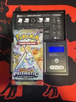 22.08g HEAVY - Pokemon TCG Prismatic Evolution Booster Pack! Possible GOD U - Image 1