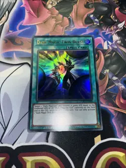 DUPO-EN018 Dark Magic Twin Burst Ultra Rare 1st Edition Yugioh Card - Image 1