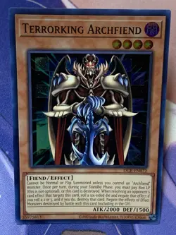 Yu-Gi-Oh! TCG Terrorking Archfiend Dark Crisis DCR-EN072 Unlimited Super Rare - Image 1