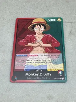 Monkey. D. Luffy Leader Romance Dawn OP01-003 Demo Deck One Piece Near Mint - Image 1
