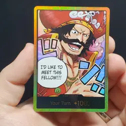One Piece TCG Gol.D.Roger GOLD DON!! Card (OP-13) English NM - Image 1