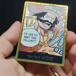 One Piece TCG Gol.D.Roger GOLD DON!! Card (OP-13) English NM - Image 2