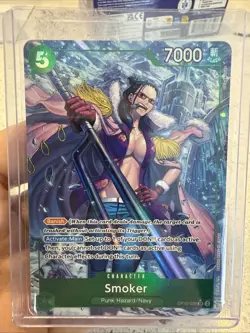 One Piece TCG English OP10-030 Smoker Alt Art Parallel - Image 1