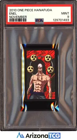 One Piece 2010 Enel November One Piece Hanafuda PSA 9 - Image 1