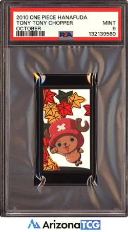 One Piece 2010 Tony Tony Chopper October One Piece Hanafuda PSA 9 - Image 1