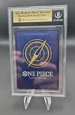 2026 One Piece DRACULE MIHAWK MANGA BGS 10 PRISTINE GOLD LABEL OP14-119 - Image 2