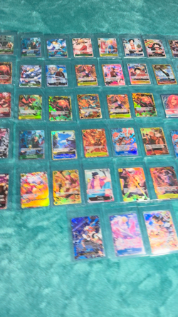 One Piece Cards LOT Collection TCG (43 Total) Including Supplies - Image 2