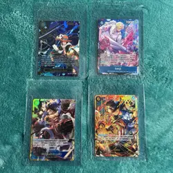 One Piece Cards LOT Collection TCG (43 Total) Including Supplies - Image 3
