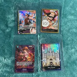 One Piece Cards LOT Collection TCG (43 Total) Including Supplies - Image 4