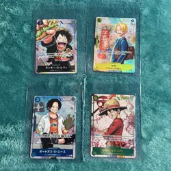 One Piece Cards LOT Collection TCG (43 Total) Including Supplies - Image 5