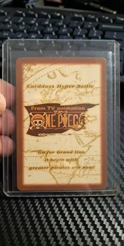 BANDAI One Piece Hyper Battle H19 ZORO CREW SCARCE EARLY CARD - Image 2