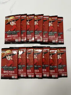 One Piece TCG: Carrying On His Will Booster Packs OP-13 English (LOT OF 14) - Image 1