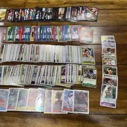 One Piece TCG 552 Card Lot - Promos, Foils, Leaders, SR’s, Rare, & DON!! English - Image 3