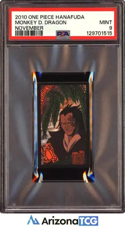 One Piece 2010 Monkey D. Dragon November One Piece Hanafuda PSA 9 - Image 1