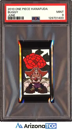 One Piece 2010 Buggy June One Piece Hanafuda PSA 9 - Image 1