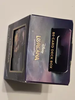 Disney Lorcana TCG Captain Hook 80-Card Deck Box |BRAND NEW SEALED - Image 2