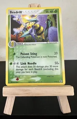 Beedrill 1/112 EX FireRed+LeafGreen Holo Pokemon TCG Ultra Rare Card 2004 NM - Image 1