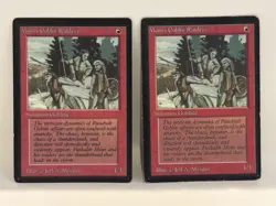 Vintage MTG Magic Beta English Card Lot: X4 MONS’S GOBLIN RAIDERS - LP-NM - Image 2
