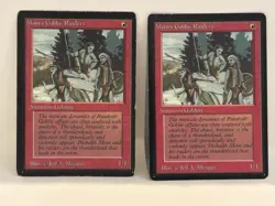 Vintage MTG Magic Beta English Card Lot: X4 MONS’S GOBLIN RAIDERS - LP-NM - Image 4