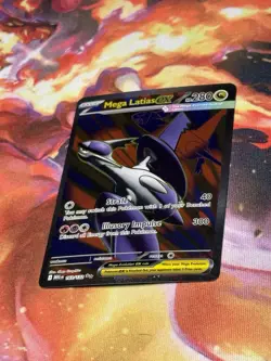 Pokemon Mega Latias EX Full Art Holo Card 163/132 Ultra Rare ME01 Mega Evolution - Image 1