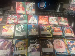One Piece Leader Card Lot Of 20+ Luffy Law Nami Romance Dawn Cards - Image 2