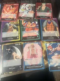One Piece Leader Card Lot Of 20+ Luffy Law Nami Romance Dawn Cards - Image 3