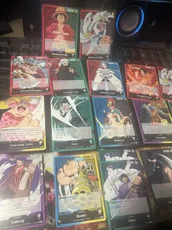 One Piece Leader Card Lot Of 20+ Luffy Law Nami Romance Dawn Cards - Image 4